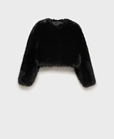 Mango Women's Fur-Effect Jacket