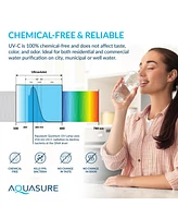 Aquasure Quantum Series | 8 Gpm Whole House Ultraviolet Uv Replacement Quartz Sleeve Tube Af-UV8-sleeve, Compatible with As-UV8S