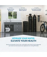 Aquasure Harmony Series | 32,000 Grains Water Softener with 10" Sediment/Carbon/Zinc Triple Purpose Whole House Water Filter