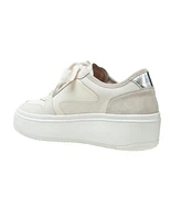 Linea Paolo Gains Lace-Up Leather Platform Sneakers