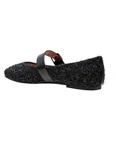 Linea Paolo Mika Faux Shearling Mary Jane Flats