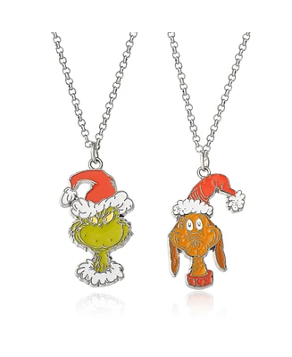 Dr. Seuss Dr Seuss Grinch and Max Sharing Necklace