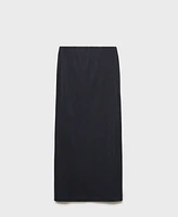 Mango Women's Long Knitted Skirt