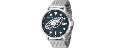 Invicta Men's 47973 Nfl Philadelphia Eagles Quartz 3 Hand Blue Dial Watch