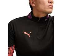 Puma Men's Swirl Pattern Quarter-Zip Shirt