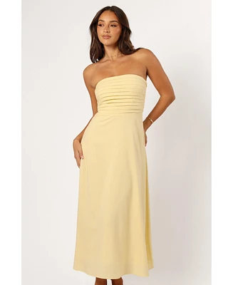 Petal and Pup Women's Kenna Strapless Maxi Dress