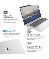 Hp Essential 17.3" Daily Traditional Laptop Amd Ryzen 3 7320U 8GB Ram Amd Radeon Graphics 512GB Ssd Storage Windows 11 Home Hd+ 60Hz