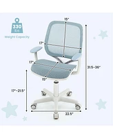 Gouun Swivel Mesh Children Computer Chair with Adjustable Height