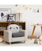 Gouun Kids Sofa with Armrest and Thick Cushion