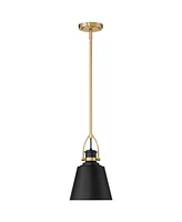 Possini Euro Design West 8" Mid Century Modern Pendant Ceiling Light Fixture Dining Room Over Table Kitchen Island Foyer Drum Hanging Matte Black Sand