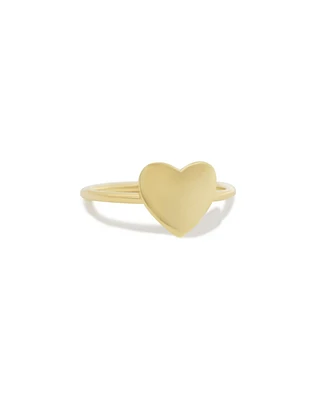 The Lovery Gold Heart Ring 14K Gold