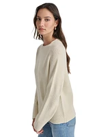 Dkny Jeans Women's Crewneck Long-Sleeve Sweater