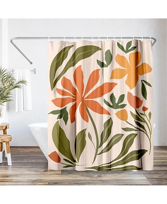 Americanflat 71x74 A Warm Day Shower Curtain - 100% Polyester Shower Curtain