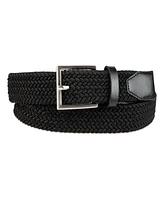 Tommy Hilfiger Men's Giftable Boxed Fully Adjustable Stretch Casual Braided Belt