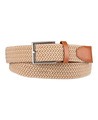 Tommy Hilfiger Men's Giftable Boxed Fully Adjustable Stretch Casual Braided Belt