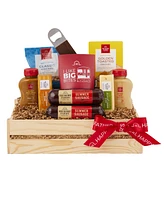 Hickory Farms Father's Day Savory Bites Gift Crate, 10 Piece