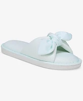 Charter Club Women's Striped Bow Slide Slippers, Exclusively at Macy's