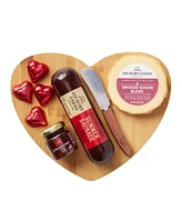 Hickory Farms Valentine's Day Charcuterie Board Gift Set, 9 Piece