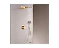 Casainc Thermostatic Rainfall Shower System with Rough in-Valve