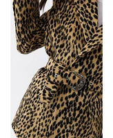 Nocturne Women's Leopard Print Jacket