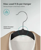 Slickblue 60-Pack Velvet Hangers, Non-Slip Clothes Hangers for Clothing Organization