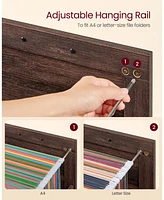 Slickblue File Cabinet with 2 Spacious Drawers for Organized Storage