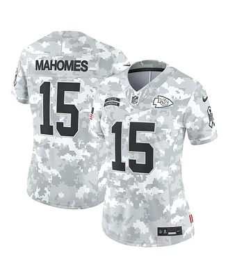 Nike Women's Patrick Mahomes Arctic Camo Kansas City Chiefs 2024 Salute to Service Limited Jersey