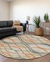 Addison Chantille ACN757 8'x8' Round Area Rug