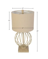 Lavish Home 28" Usb Charging Led Table Lamp Set