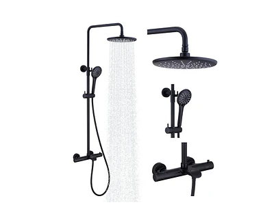 Casainc 3 Functions Thermostatic shower system with Rough-in Valve