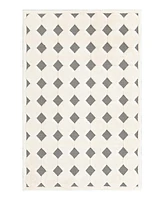 Bayshore Home Textured Tones Diamonds 5'3"x8' Area Rug