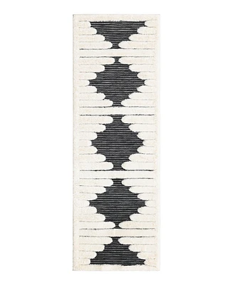 Bayshore Home Textured Tones Strings 2'x6'1" Runner Area Rug