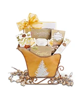 Alder Creek Gift Baskets Sweet Sleigh Rides Gift Basket, 8 Piece