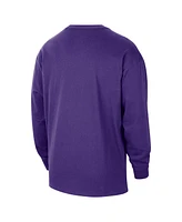 Nike Men's Purple Los Angeles Lakers 2024/25 City Edition Courtside Max90 Heavyweight Long Sleeve T-Shirt