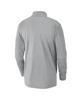 Nike Men's Silver Dallas Mavericks 2024/25 City Edition Authentic Coaches Performance Half-Zip Top