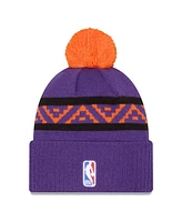 New Era Men's Purple Phoenix Suns 2024/25 City Edition Cuffed Knit Hat with Pom