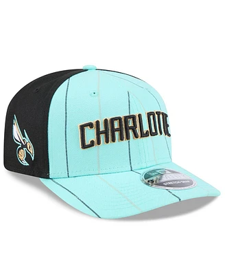 New Era Men's Turquoise Charlotte Hornets 2024/25 City Edition 9SEVENTY Stretch-Snap Hat