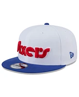 New Era Men's White Philadelphia 76ers 2024/25 City Edition 9FIFTY Snapback Hat