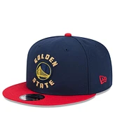 New Era Men's Navy Golden State Warriors 2024/25 City Edition 9FIFTY Snapback Hat