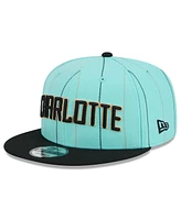 New Era Men's Turquoise Charlotte Hornets 2024/25 City Edition 9FIFTY Snapback Hat