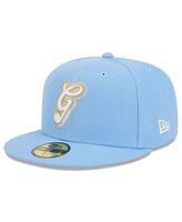 New Era Men's Light Blue Memphis Grizzlies 2024/25 City Edition Alternate 59FIFTY Fitted Hat