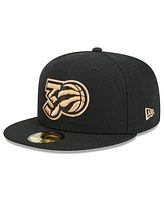 New Era Men's Black Toronto Raptors 2024/25 City Edition Alternate 59FIFTY Fitted Hat