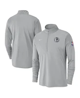 Nike Men's Silver Dallas Mavericks 2024/25 City Edition Authentic Coaches Performance Half-Zip Top