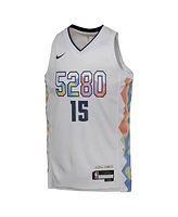 Nike Big Boys and Girls Nikola Jokic White Denver Nuggets 2024/25 Swingman Player Jersey - City Edition