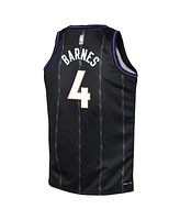 Nike Big Boys and Girls Scottie Barnes Black Toronto Raptors 2024/25 Swingman Player Jersey - City Edition