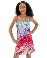 Sparkle & Shine Big Girls Sequin Sleeveless Dress