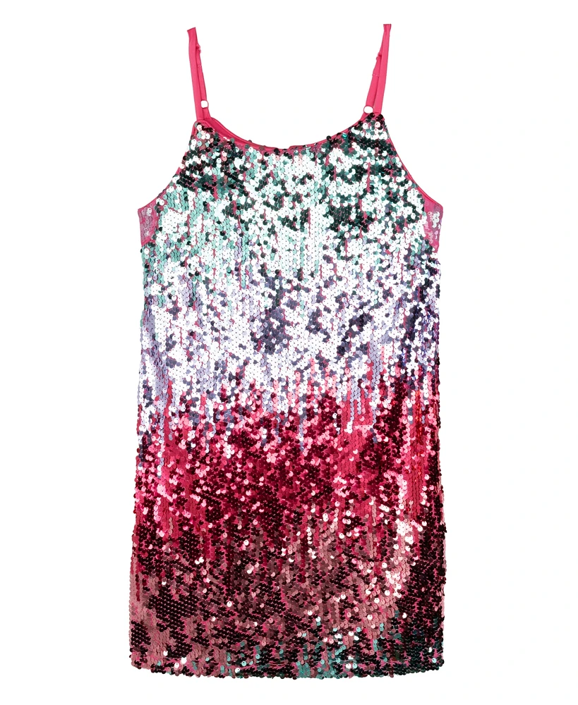 Sparkle & Shine Big Girls Sequin Sleeveless Dress