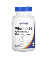 Nutricost Vitamin B6 Pyridoxine HCl 25 mg