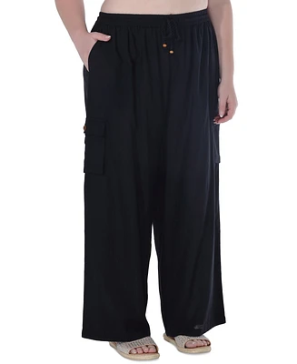 Raviya Plus High Rise Pull-On Cover-Up Cargo Pants