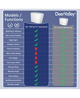 DeerValley Smart Toilet, Auto Flush, Heated Seat, Tankless One-Piece Toilets For Bathrooms